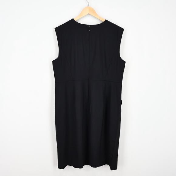 J.Crew Resume Dress Italian Wool Blend Black Size 18 NWT - Picture 7 of 9